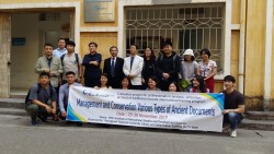 Lãnh đạo Viện Việt Nam học và KHPT làm việc với Đoàn ĐHQG Kyung Pook (Hàn Quốc)