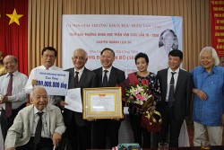 “Vùng đất Nam Bộ” nhận giải thưởng Trần Văn Giàu